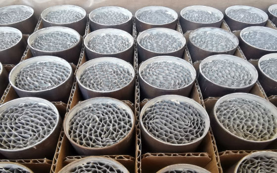کاتالیزور فلزی موتور سیکلت Honeycomb Substrate Pt Pd Rh 100 Cpsi